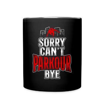 Parkour Free Running Traceur - Full Colour Mug - black - Front