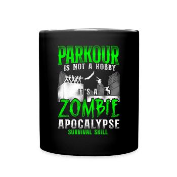 Parkour Free Running Traceur - Mug uni - noir - Devant