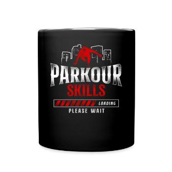 Parkour Free Running Traceur - Full Colour Mug - black - Front