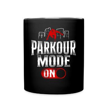 Parkour Free Running Traceur - Full Colour Mug - black - Front