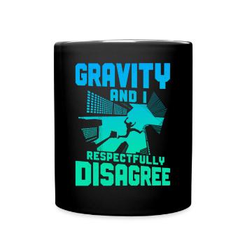 Parkour Free Running Traceur - Mug uni - noir - Devant