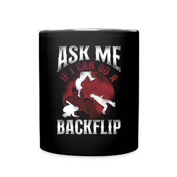 Parkour Free Running Traceur - Mug uni - noir - Devant