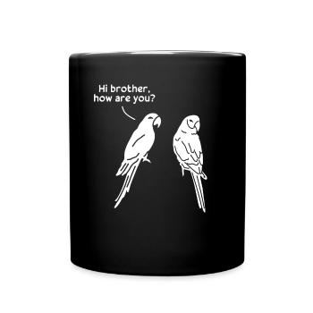 Hello brother, how are you? Jollier - Full Colour Mug - black - Front