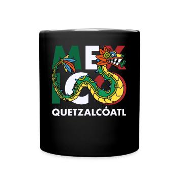 Quetzalcoatl Aztecs Maya Inca Toltec Gift - Full Colour Mug - black - Front