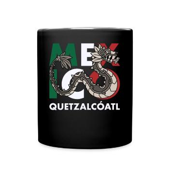 Quetzalcoatl Aztecs Maya Inca Toltec Gift - Full Colour Mug - black - Front
