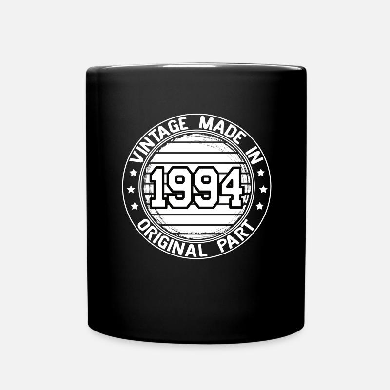 Vintage Made In 1994 Original Part Anniversaire 1994 - Mug uni - noir
