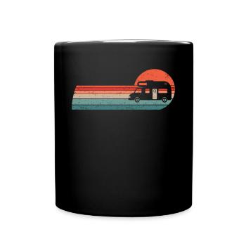 Camping-car Chauffeur Camping Camping - Mug uni - noir - Devant