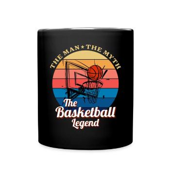 The Basketball Legend Summer Design - Full Colour Mug - black - Front