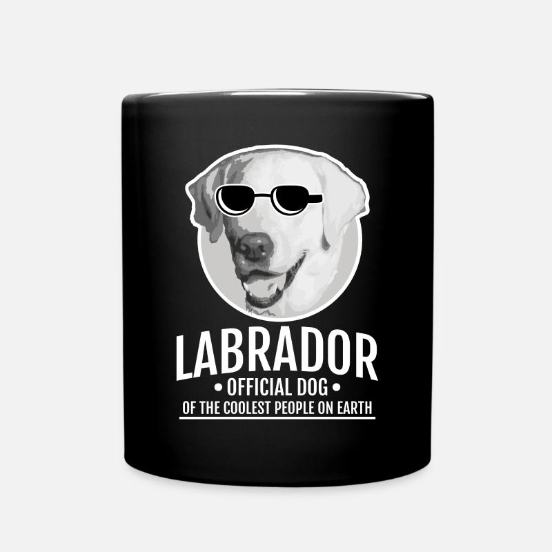 Labrador Offizieller Hund der coolsten Menschen de - Tasse einfarbig - Schwarz