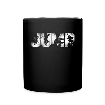 Parkour Free Running Traceur - Tasse einfarbig - Schwarz - Vorne