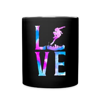 Parkour Free Running Traceur - Mug uni - noir - Devant