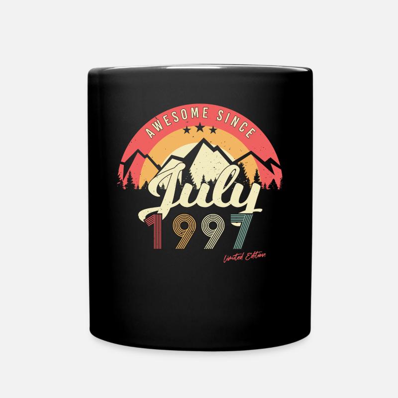 Mois de naissance Juillet 1997 - Mug uni - noir