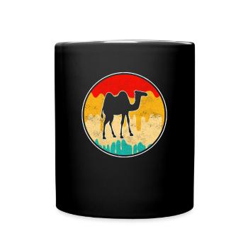 Dromadaire Camel Retro - Mug uni - noir - Devant