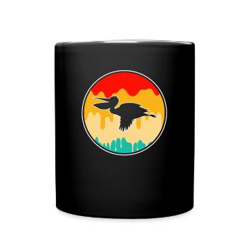 Pelikan Rétro - Mug uni - noir - Devant