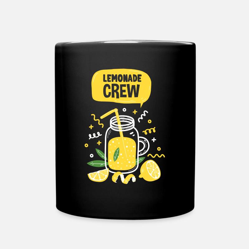 Lemonade Crew Juice Stand - Full Colour Mug - black