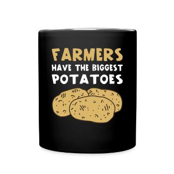 Bauer Farmers Have The Biggest Potatoes Farmer - Full Colour Mug - black - Front