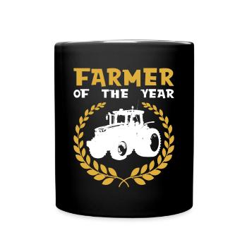 Farmer Farmer of the Year Farmer Agriculture - Full Colour Mug - black - Front