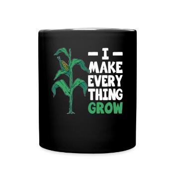 Bauer I Make Everything Grow Farmer - Full Colour Mug - black - Front