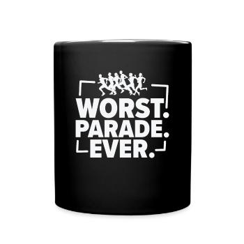 Jogger Runner Marathon Jogging Ski de fond - Mug uni - noir - Devant