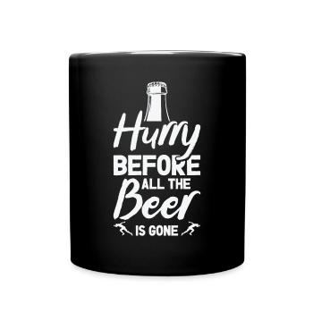 Jogger Runner Marathon Jogging Ski de fond - Mug uni - noir - Devant