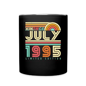 Année de naissance 1995 en juillet - Mug uni - noir - Devant