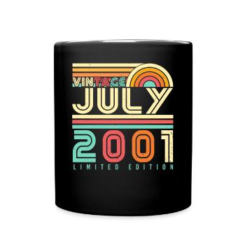 Tolle Geschenkidee Für Juli 2001 - Tasse einfarbig - Schwarz - Vorne