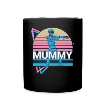 Maman Halloween Retro Gift - Mug uni - noir - Devant