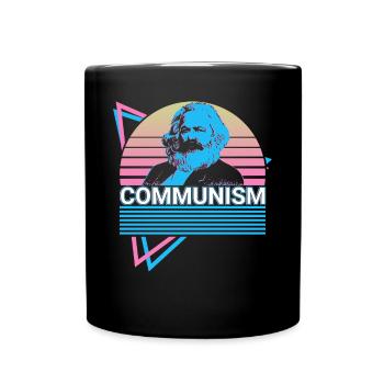 Kommunismus Karl Marx Marxismus Kommunistischer So - Tasse einfarbig - Schwarz - Vorne