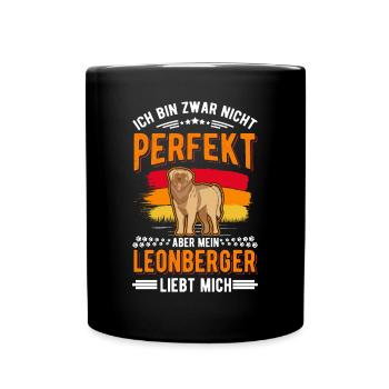 Leonberger - Tasse einfarbig - Schwarz - Vorne