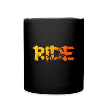 Ride Pedelec E-Bike - Full Colour Mug - black - Front