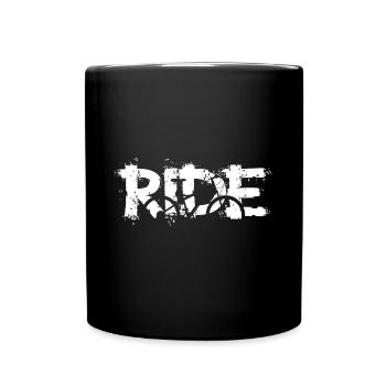 Ride Pedelec E-Bike - Full Colour Mug - black - Front