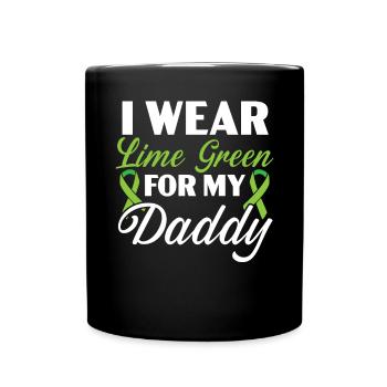 Mein Gott ist stärker als das Non-Hodgkin-Lymphom - Tasse einfarbig - Schwarz - Vorne