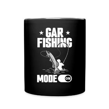 Mode de pêche Garfish Gar sur Garfish Fishing - Mug uni - noir - Devant