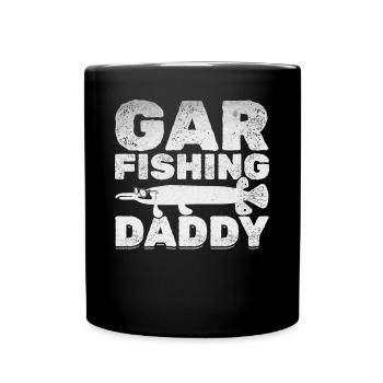 Garfishing Daddy Gar Fishing Daddy Garfish Fishing - Full Colour Mug - black - Front