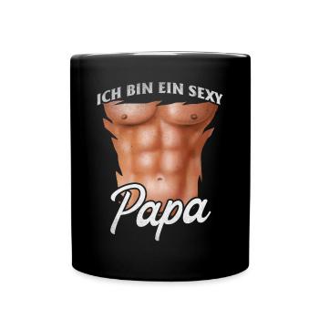 Je suis un papa sexy - Mug uni - noir - Devant