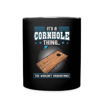Ton trou est mon but - Cornhole - Mug uni - noir - Devant