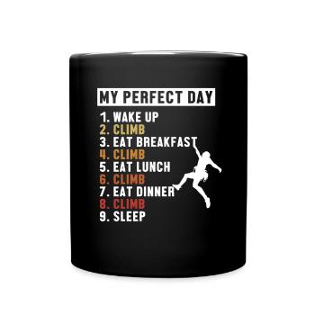 Climbing Perfect Day Escalade sportive Escalade - Mug uni - noir - Devant