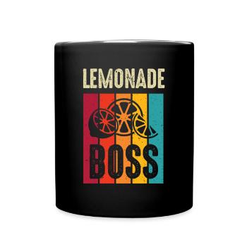 Lemonade Boss Juice Stand - Tasse einfarbig - Schwarz - Vorne