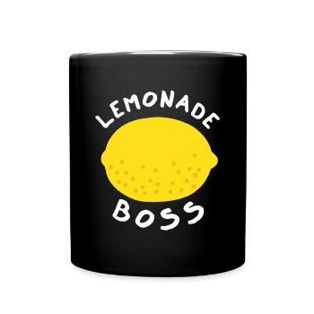 Lemonade Boss Juice Stand - Tasse einfarbig - Schwarz - Vorne