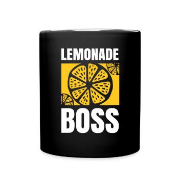 Lemonade Boss Juice Stand - Tasse einfarbig - Schwarz - Vorne