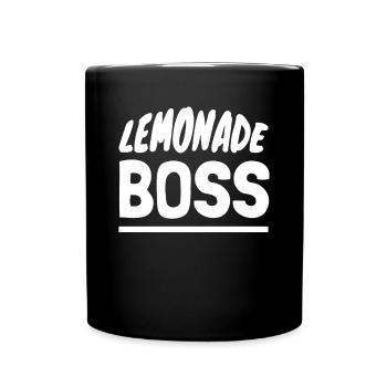 Lemonade Boss Juice Stand - Tasse einfarbig - Schwarz - Vorne