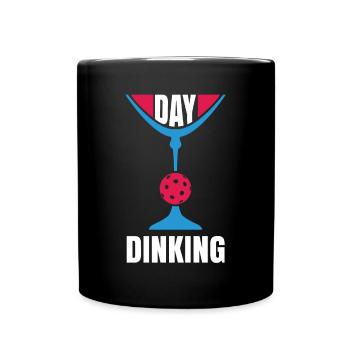 Jour Dinking Drôle Martini Pickleball - Mug uni - noir - Devant