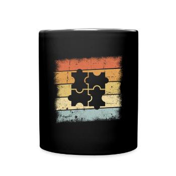 Puzzle - Full Colour Mug - black - Front