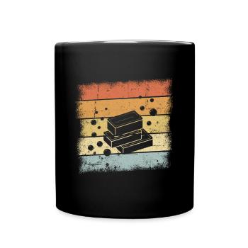 Fabrication de savon - Mug uni - noir - Devant