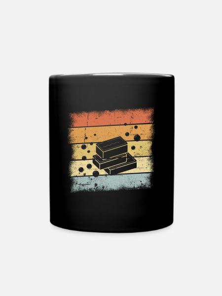 Seife machen - Tasse einfarbig - Schwarz