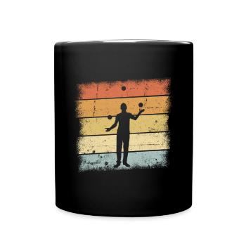 Tenue de jongleur - Mug uni - noir - Devant