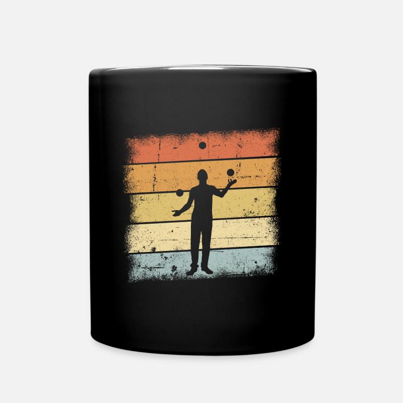 Jongleur Outfit - Tasse einfarbig - Schwarz