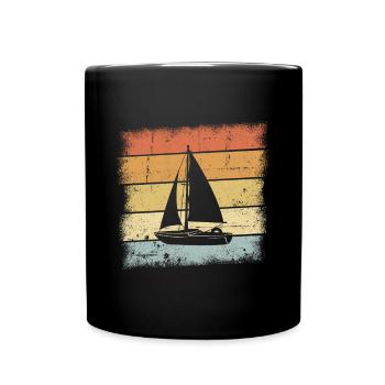 Sailor Retro Sunset - Full Colour Mug - black - Front