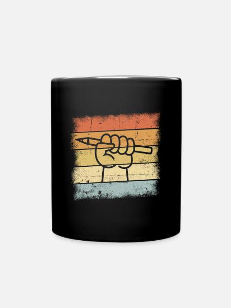 Zeichner Geschenke - Tasse einfarbig - Schwarz