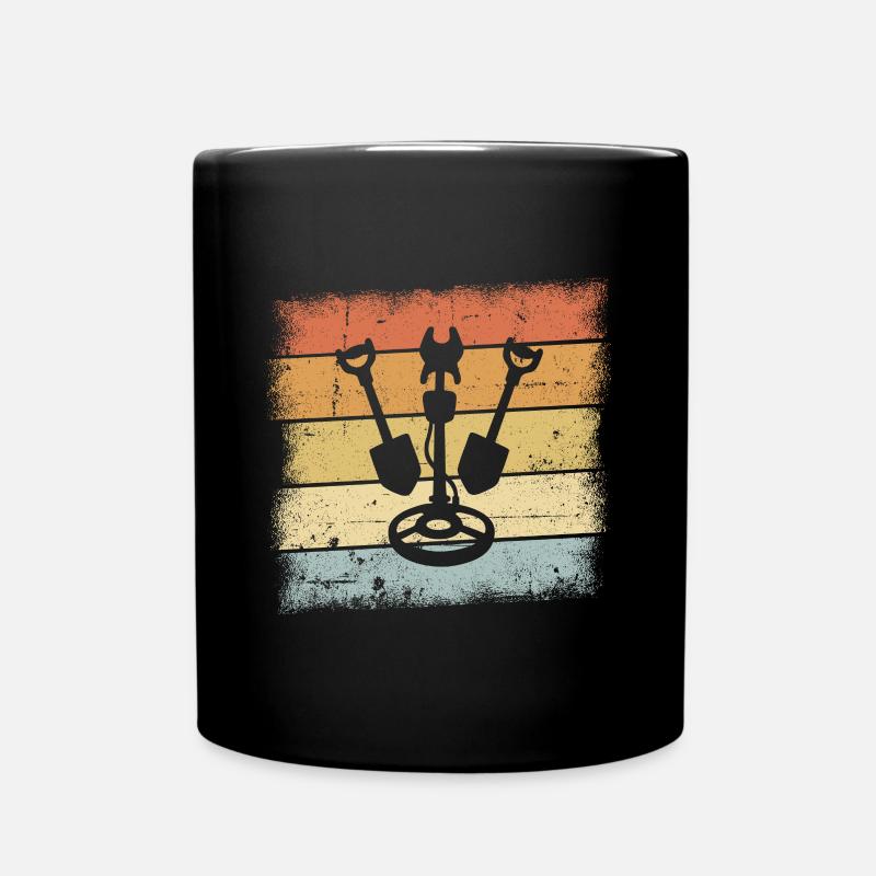 Metal Detektor - Tasse einfarbig - Schwarz